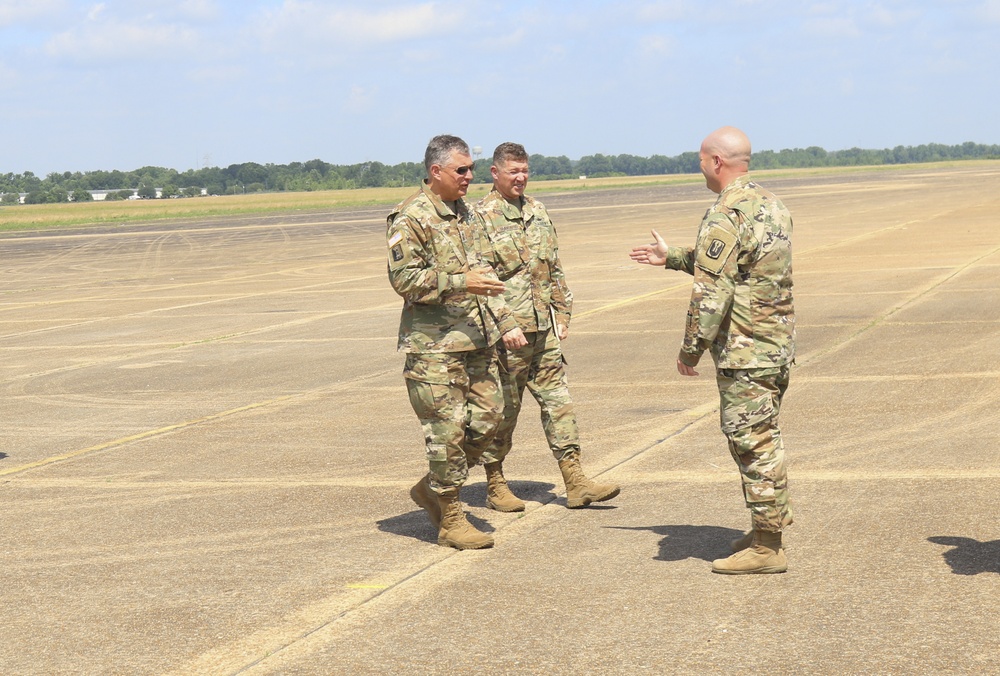 Maj. Gen. Boyles at Grenada Municipal Airport