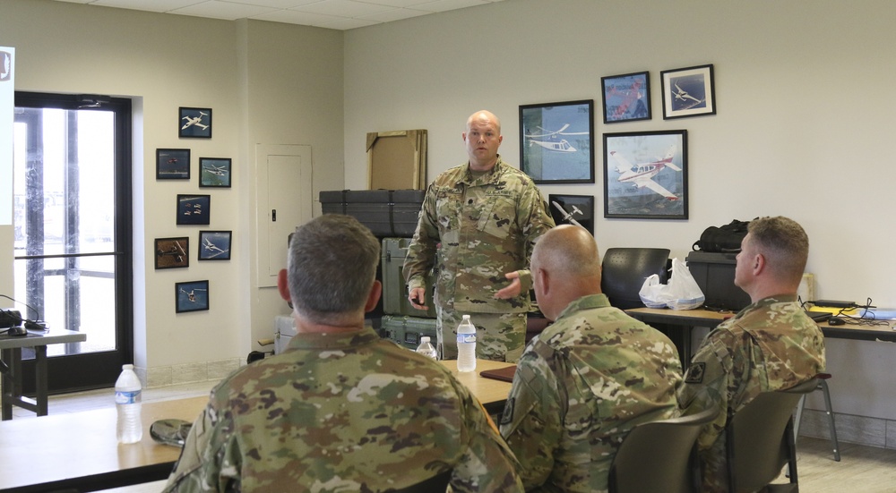 TAG briefing at Grenada Municipal Airport