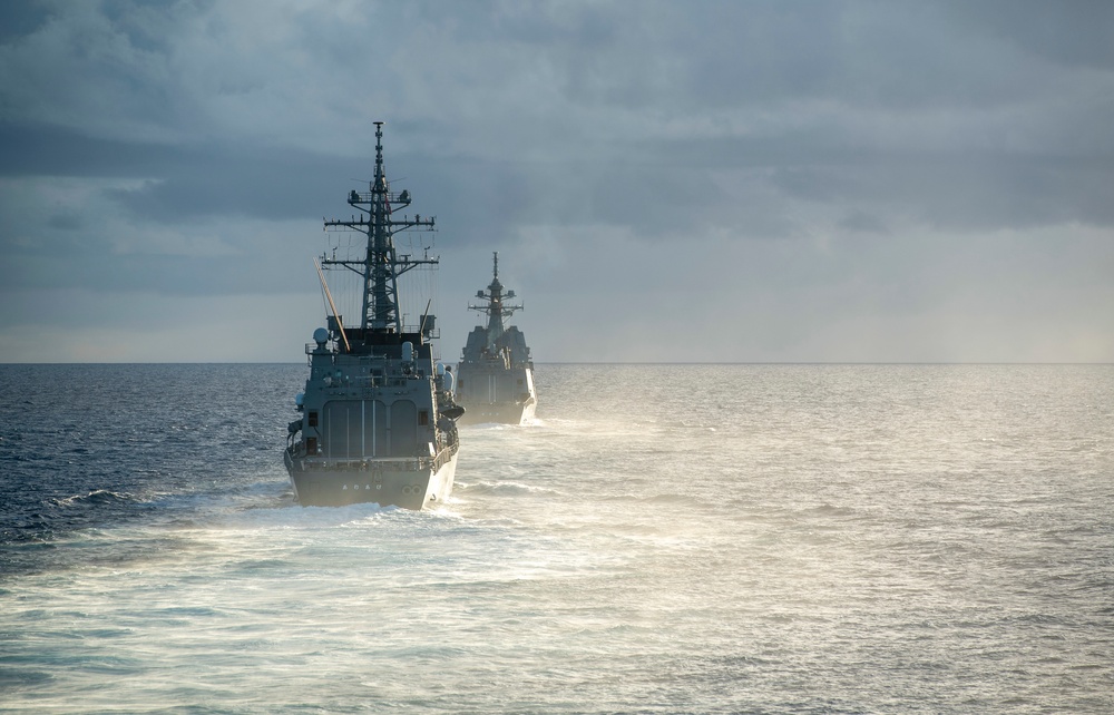 USS Curtis Wilbur Participates in Cooperative Deployment with JMSDF