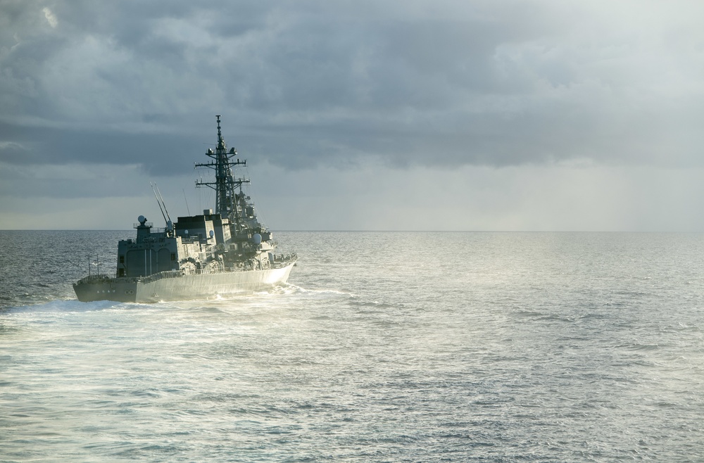 USS Curtis Wilbur Participates in Cooperative Deployment with JMSDF