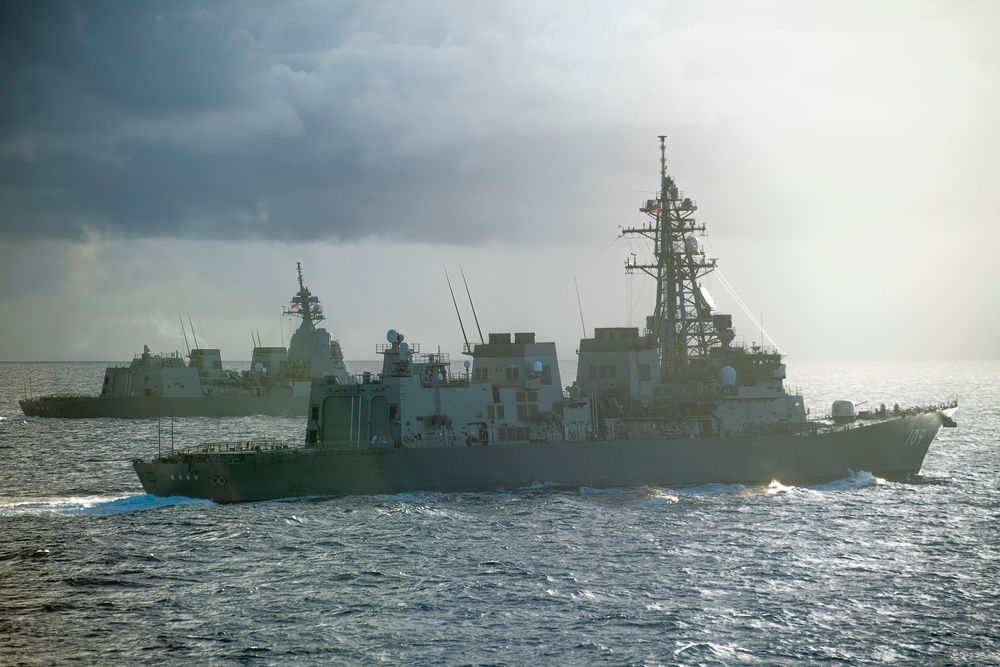 USS Curtis Wilbur Participates in Cooperative Deployment with JMSDF