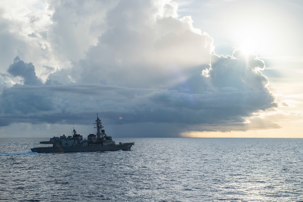 USS Curtis Wilbur Participates in Cooperative Deployment with JMSDF