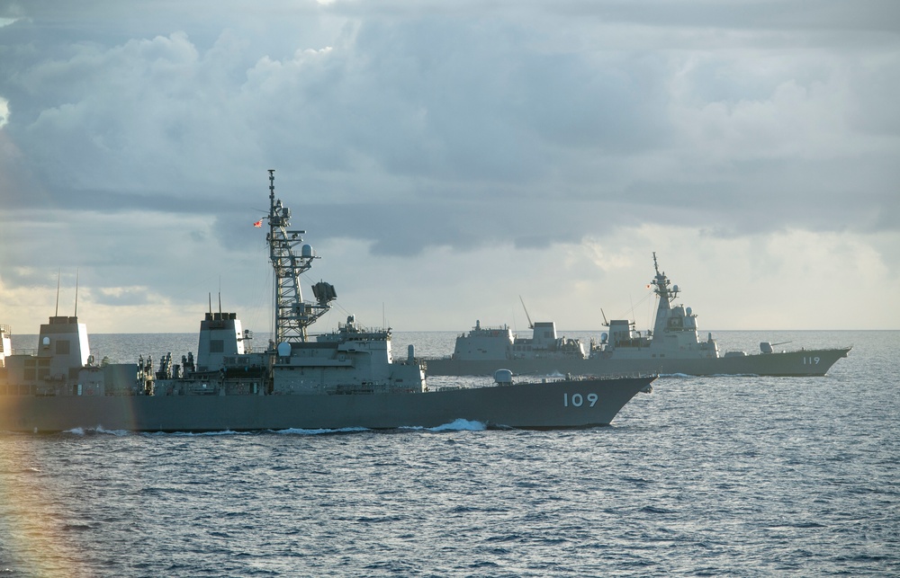 USS Curtis Wilbur Participates in Cooperative Deployment with JMSDF