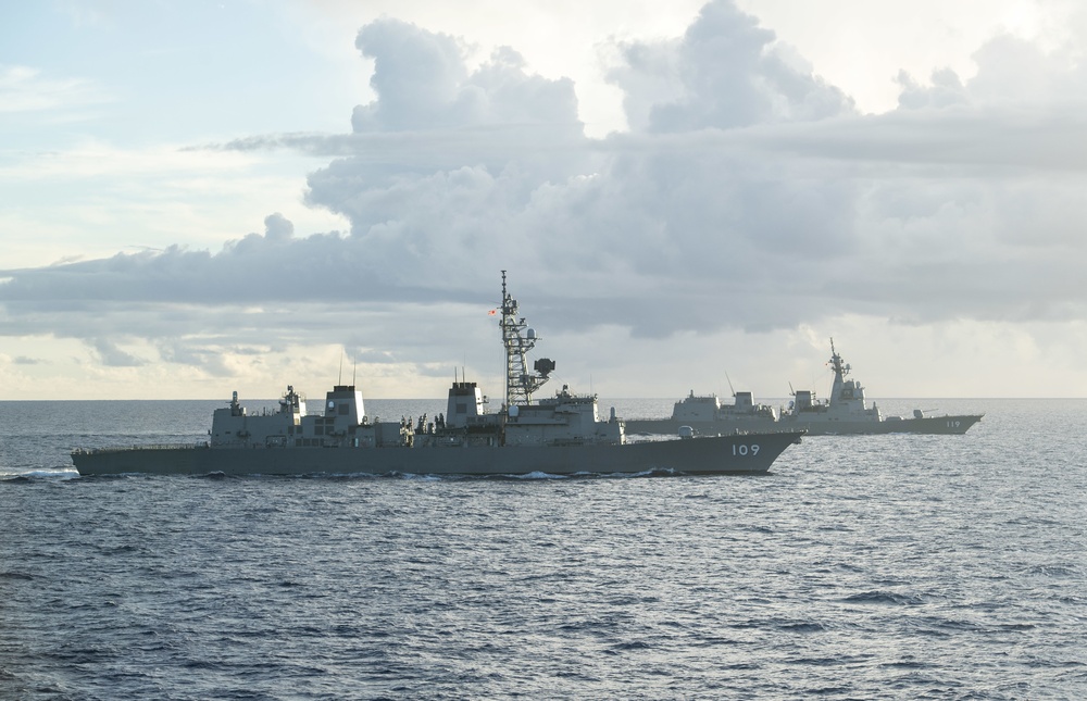 USS Curtis Wilbur Participates in Cooperative Deployment with JMSDF