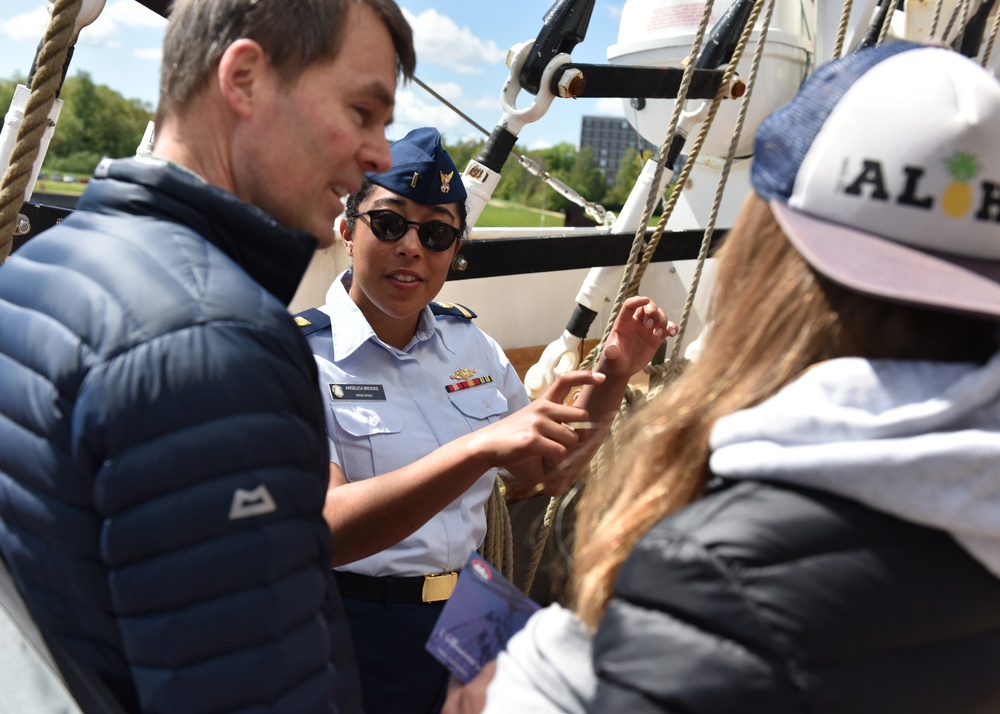 Coast Guard Tall Ship Eagle visits Germany