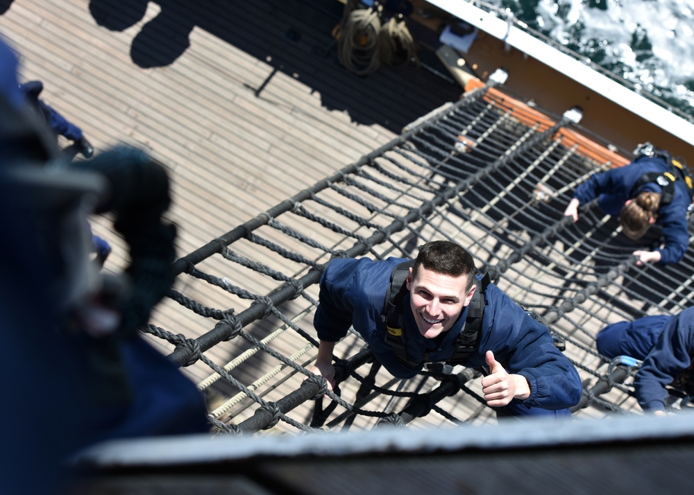 Coast Guard Tall Ship Eagle visits Europe