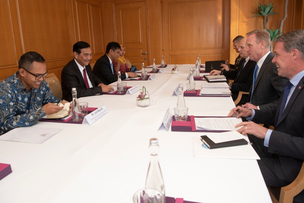 Acting Secretary of Defense Meets With Indonesia's Coordinating Minister for Maritime Affairs