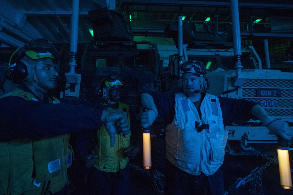 Well Deck Operations Aboard USS John P. Murtha