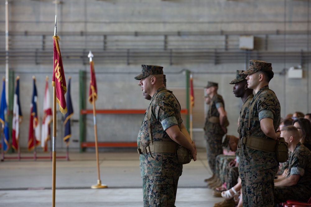 VMM-262 Post and Relief Ceremony