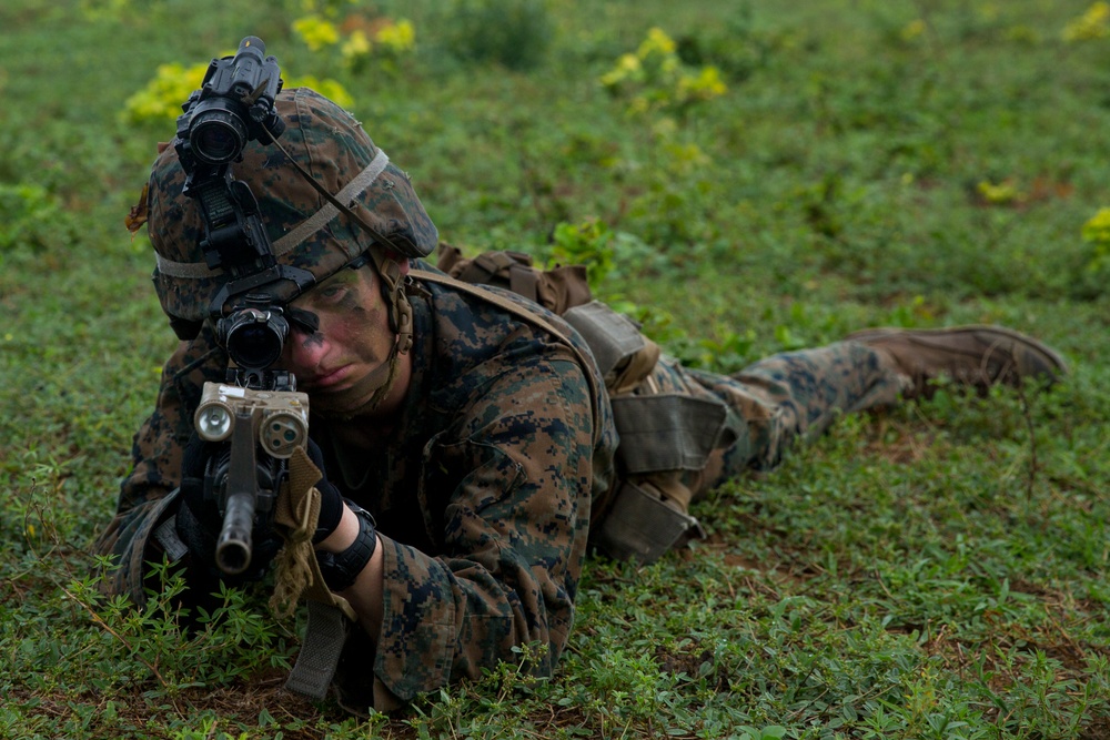 U.S. Marines train with Royal Thai Marines