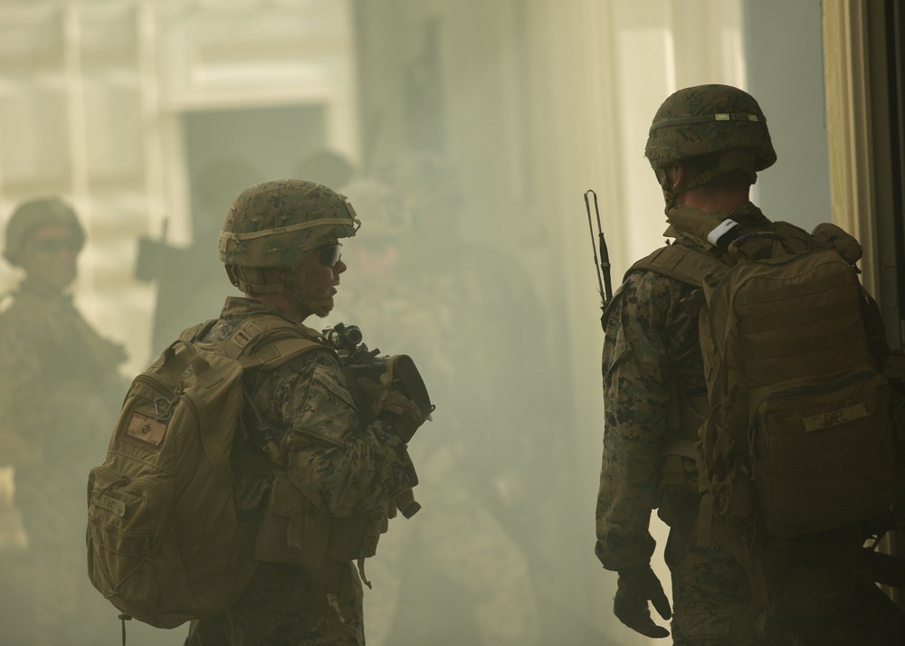 U.S. Marines conduct MOUT during Exercise Carabaroo