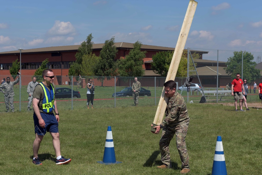 Bloody Hundredth gives Wing Commander highland send-off
