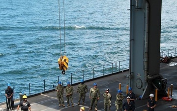 USS Lewis B Puller (ESB 3) Search and Rescue training