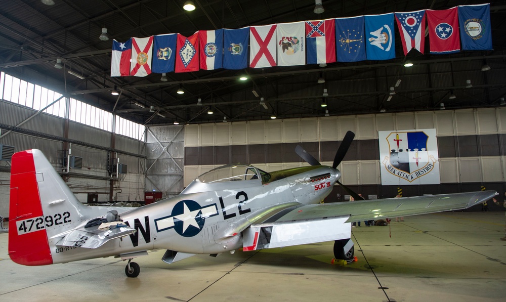 Robin Olds' daughter and P-51 come to Spangdahlem