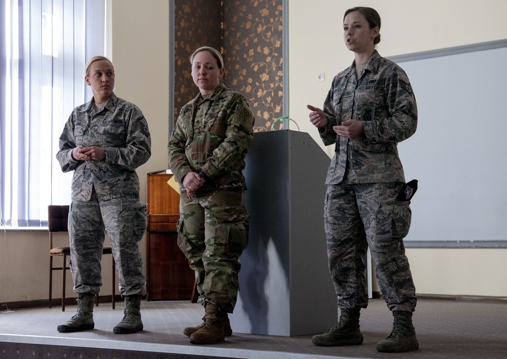 178th defender teaches self-defense to women in Serbia