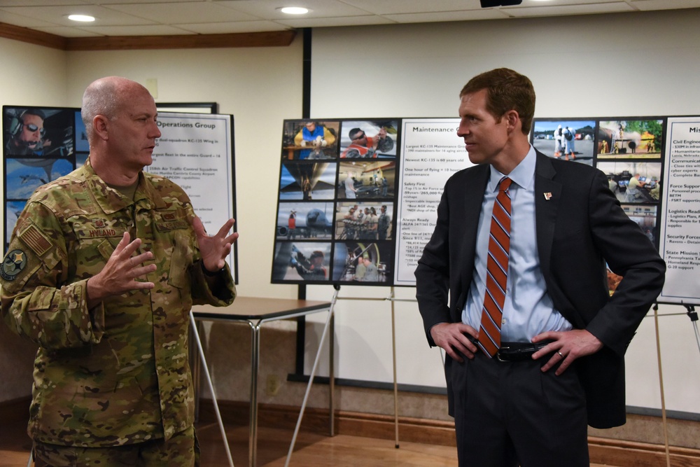 Rep. Conor Lamb visits 171st ARW