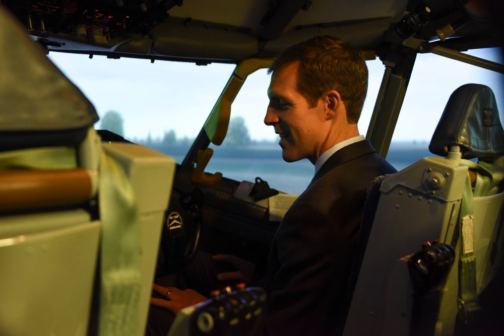 Rep. Conor Lamb visits 171st ARW