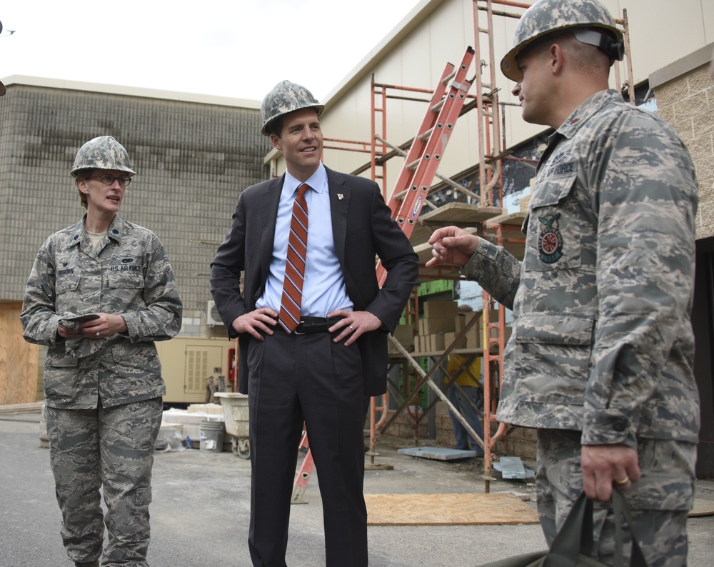 Rep. Conor Lamb visits 171st ARW