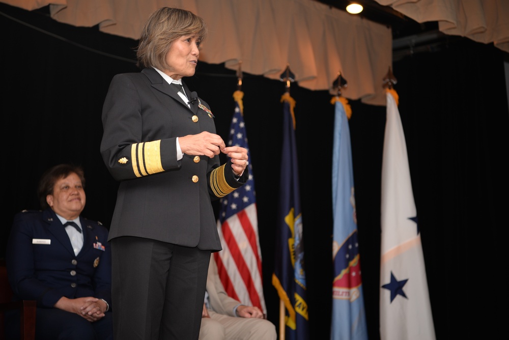 Vice Admiral Bono delivers speech