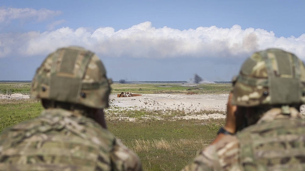 2nd ANGLICO and NATO allies conduct close air support and naval gunfire training