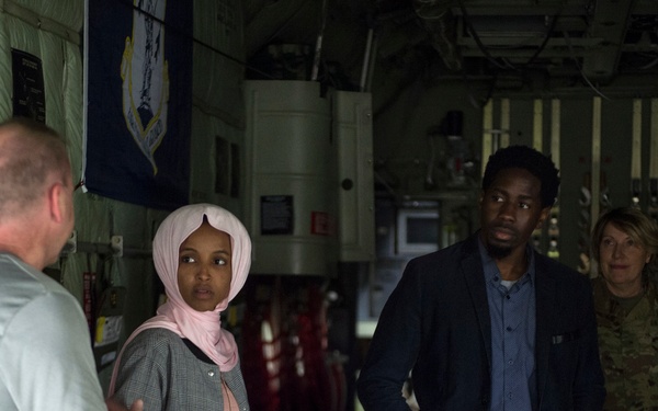 Rep. Omar Visits the 133rd Airlift Wing