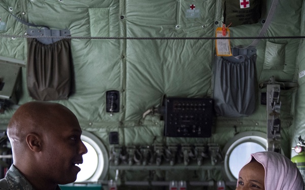 Rep. Omar Visits the 133rd Airlift Wing