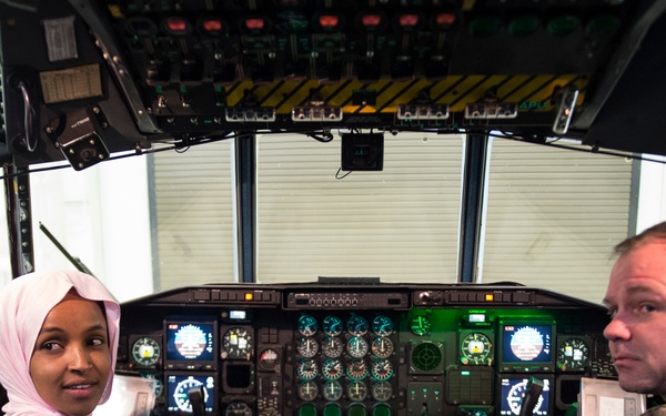 Rep. Omar Visits the 133rd Airlift Wing
