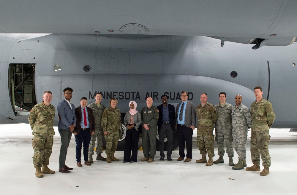 Rep. Omar Visits the 133rd Airlift Wing