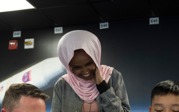 Rep. Omar Visits the 133rd Airlift Wing