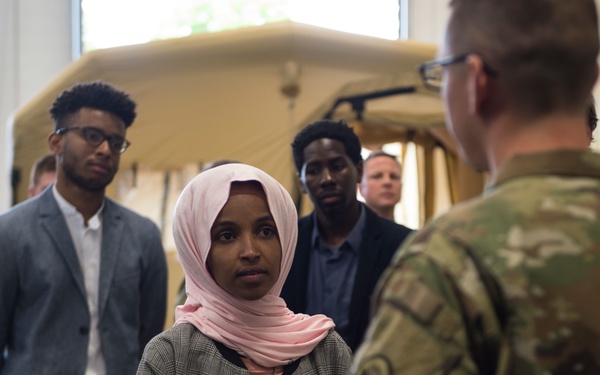 Rep. Omar Visits the 133rd Airlift Wing