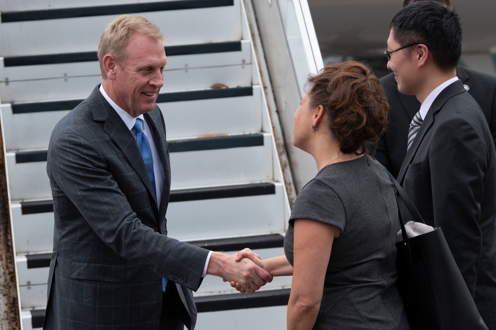 Acting Secretary of Defense Arrives Singapore