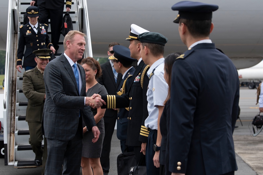 Acting Secretary of Defense Arrives Singapore