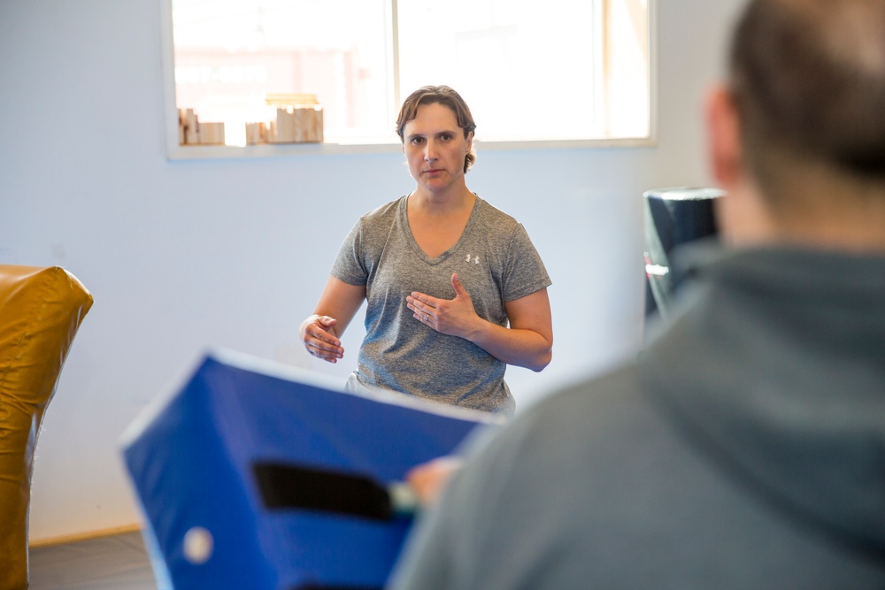 Maj Redmonsteed Taekwondo Training