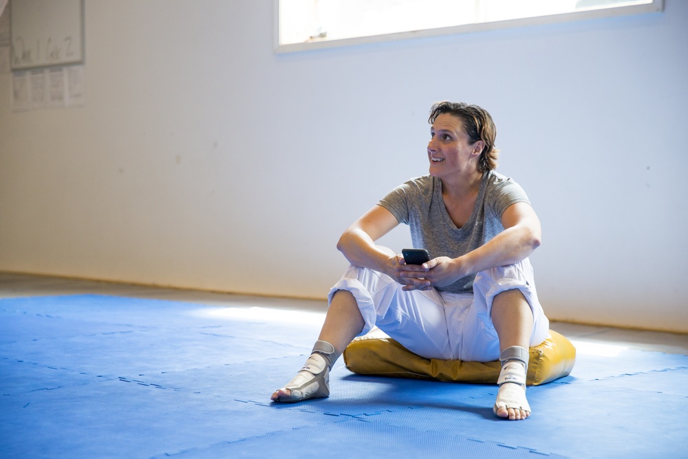 Maj Redmonsteed Taekwondo Training