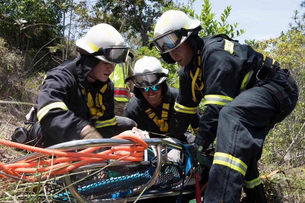 Helicopter exercise tests JTF-B rescue capabilities