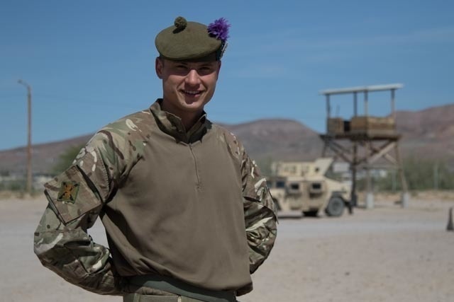 Trading places: British Army Reserve Soldier experiences National Training Center