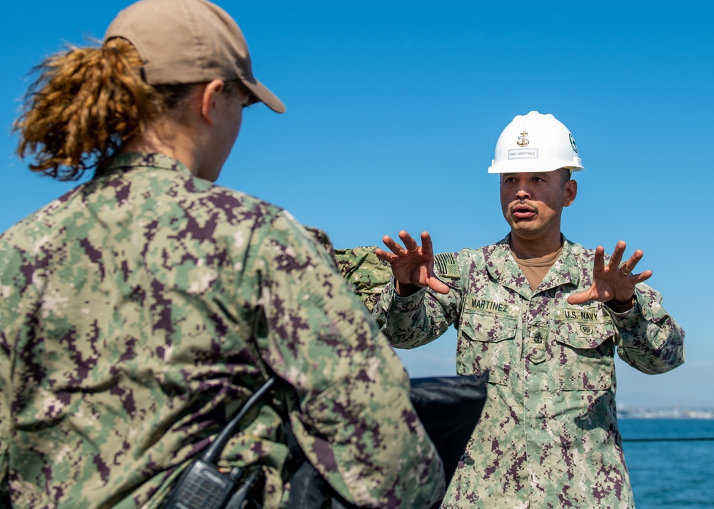 ACB-1 Sailors Conduct Craft Master Qualification Training Course