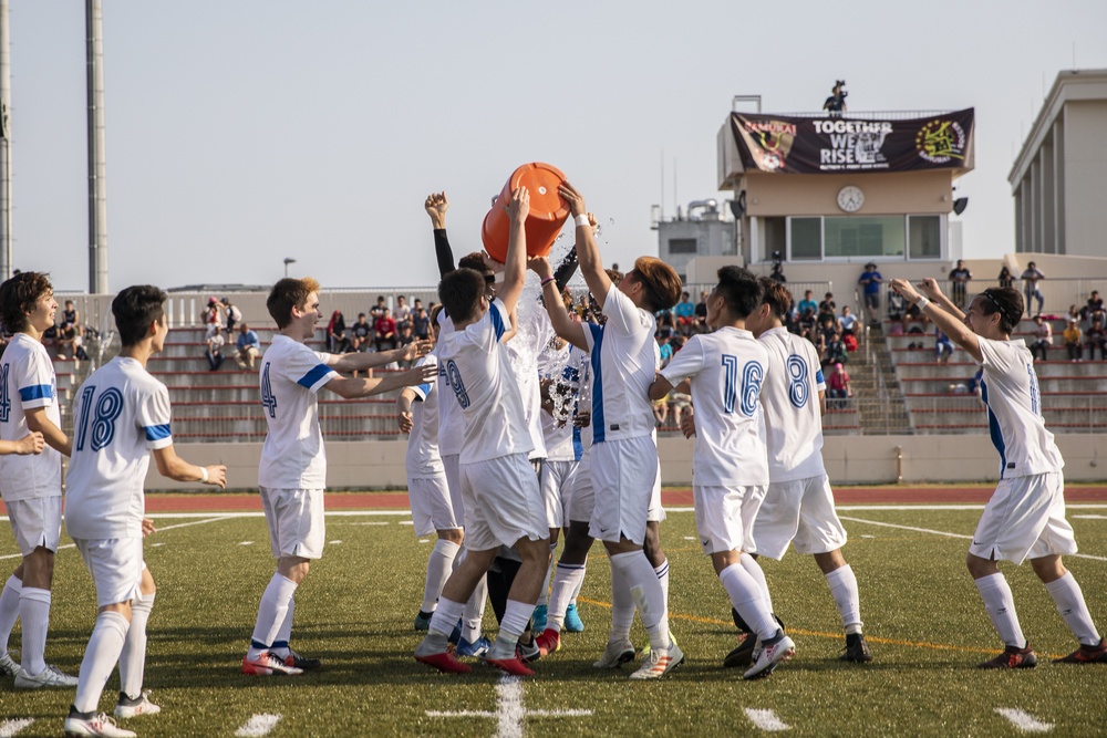 Christian Academy Japan Boys Soccer Team wins Far East Tournament 2019