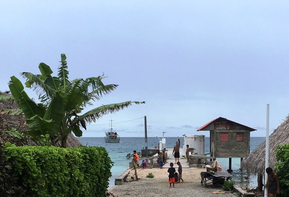 UCT2 Conducts hydrographic surveys and maritime infrastructure assessments at Kapingamarangi Atoll, Federated States of Micronesia (FSM) during Pacific Partnership 2019
