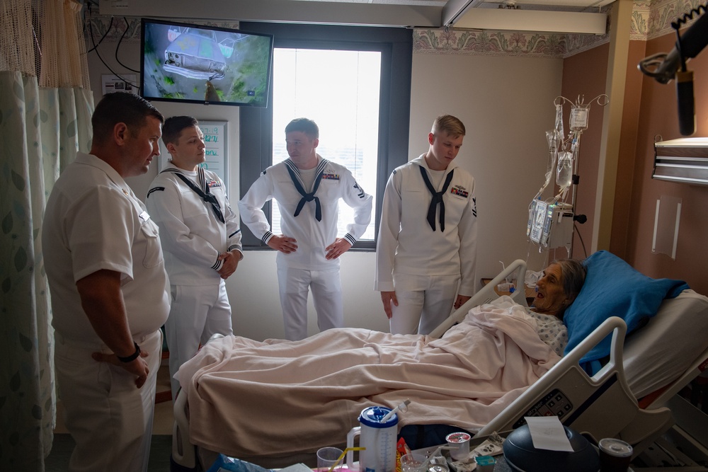 Sailors Visit VA Medical Center during Navy Week OKC