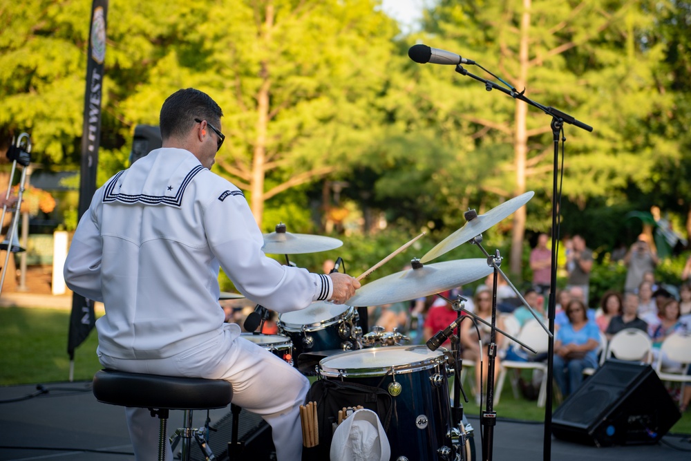 Navy Band Southwest Performs at Myriad Botanical Gardens