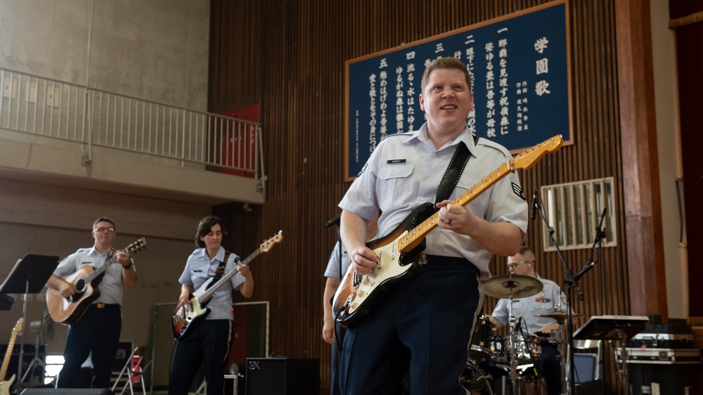 Pacific Trends Jams Out for Okinawa Students