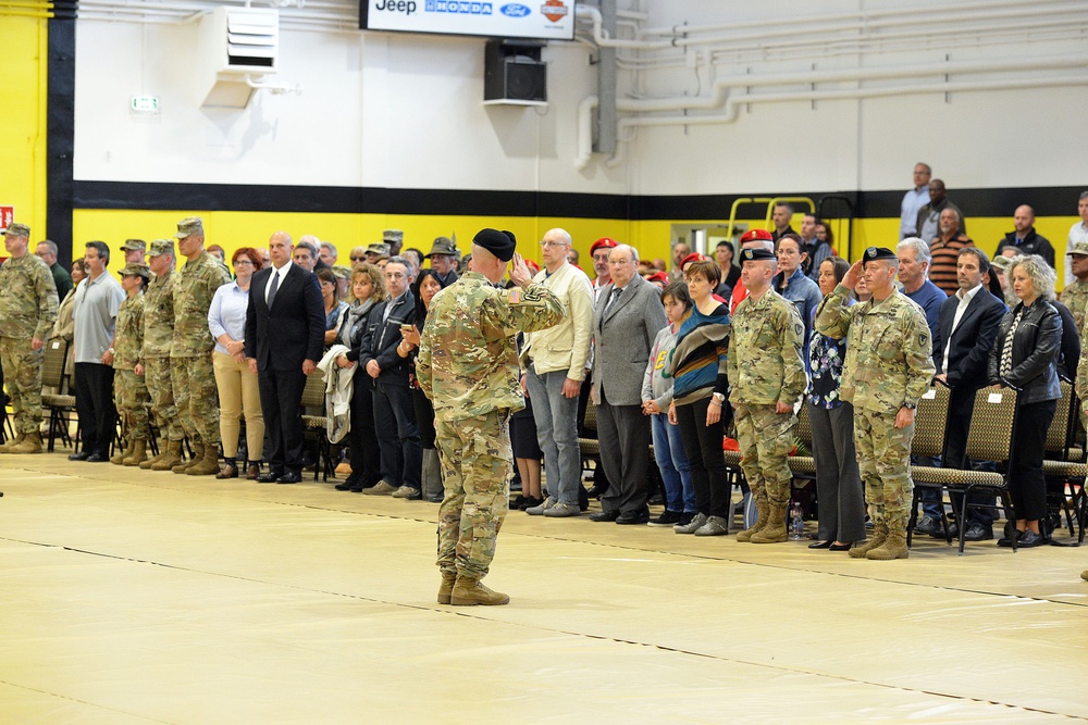 Change of Responsibility Ceremony, Garrison Italy