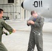 Cmdr Robert Wilkerson celebrates his final flight as Commanding Officer of Patrol Squadron (VP) 5.