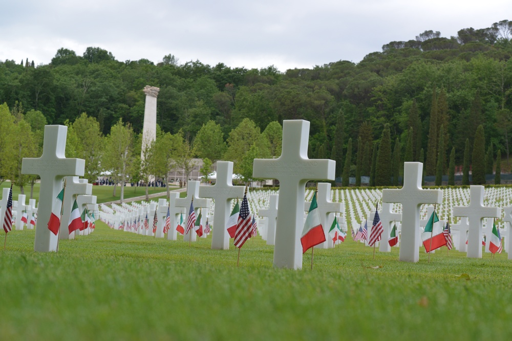 Memorial Day Ceremony at Florence American Cemetery, 27 May  2019