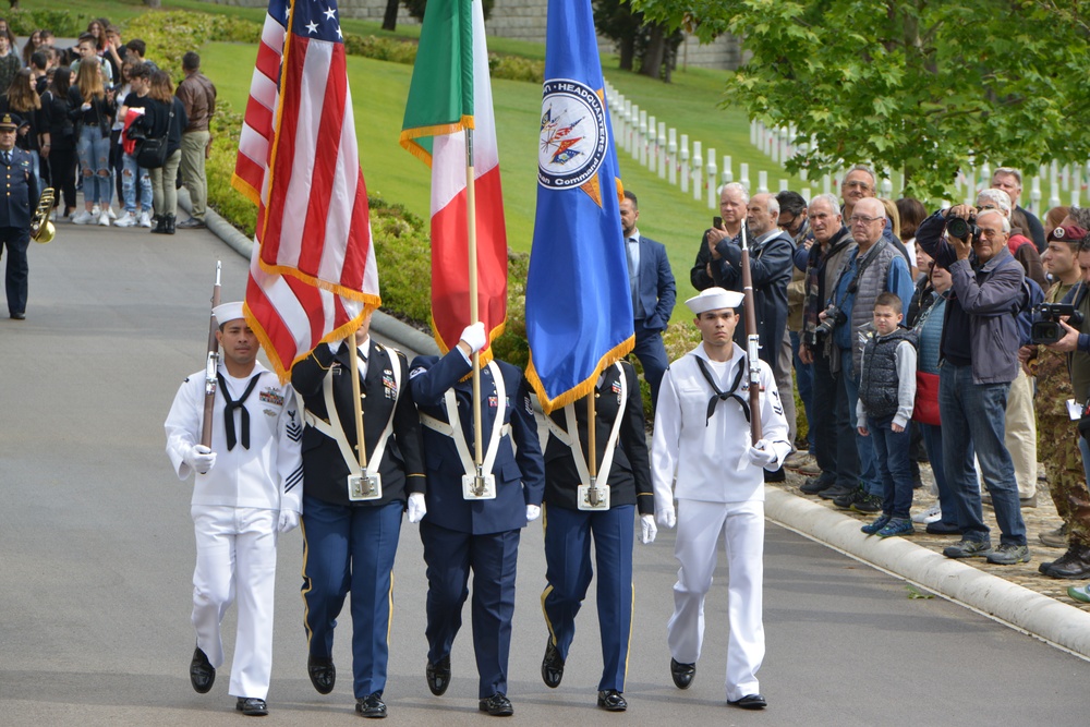 Memorial Day Ceremony at Florence American Cemetery, 27 May 2019