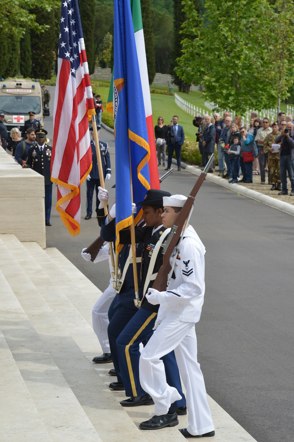 Memorial Day Ceremony at Florence American Cemetery, 27 May 2019