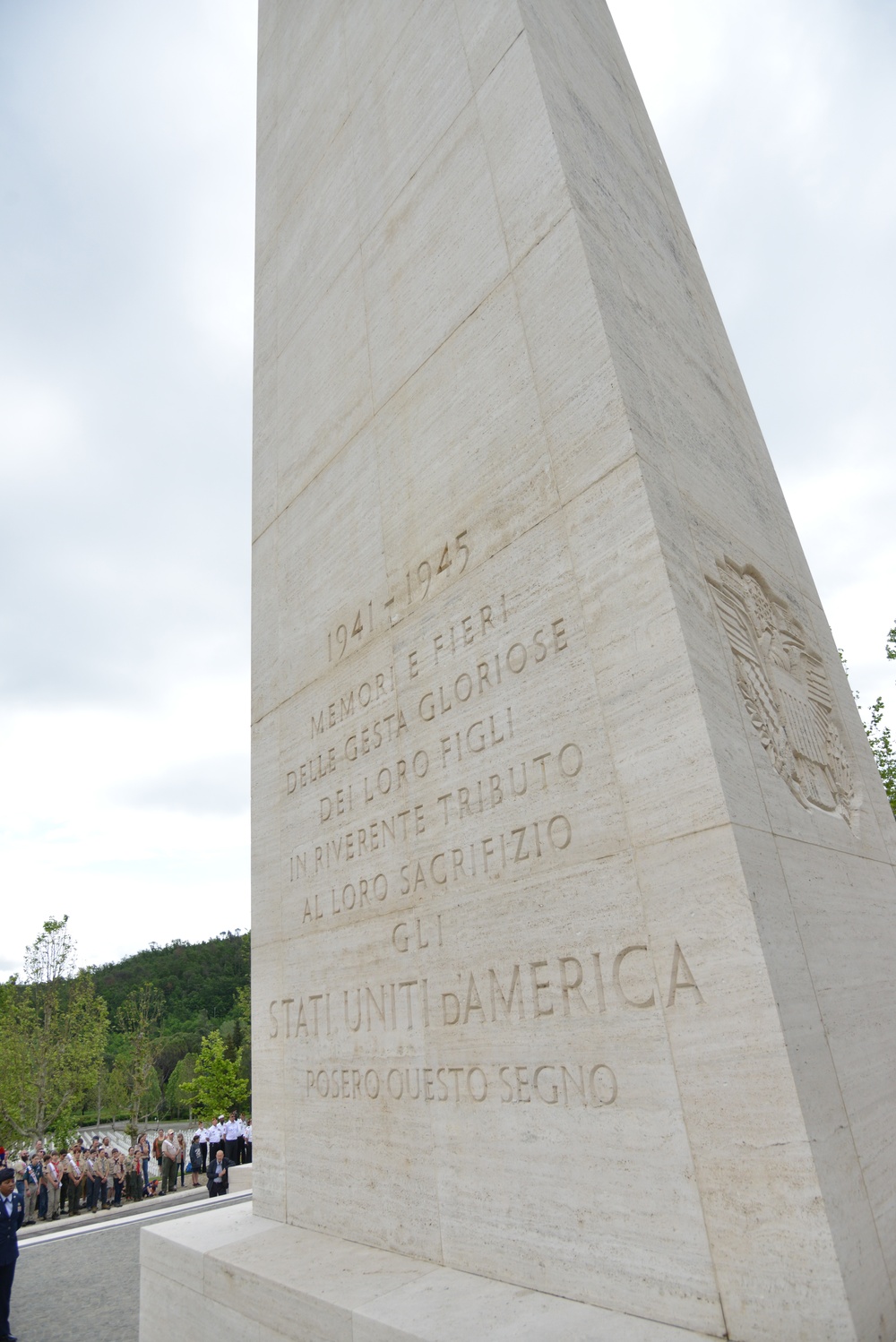 Memorial Day Ceremony at Florence American Cemetery, 27 May 2019