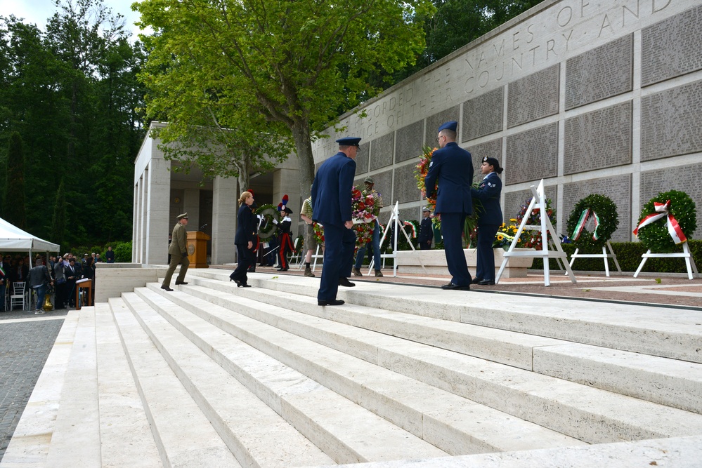 Memorial Day Ceremony at Florence American Cemetery, 27 May 2019