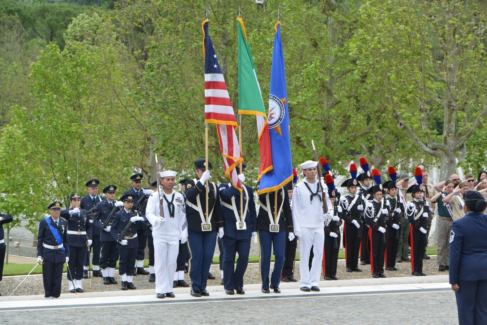 Memorial Day Ceremony at Florence American Cemetery, 27 May 2019